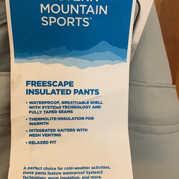 NWT EMS Freescape waterproof insulated pants - Picture 4 of 4